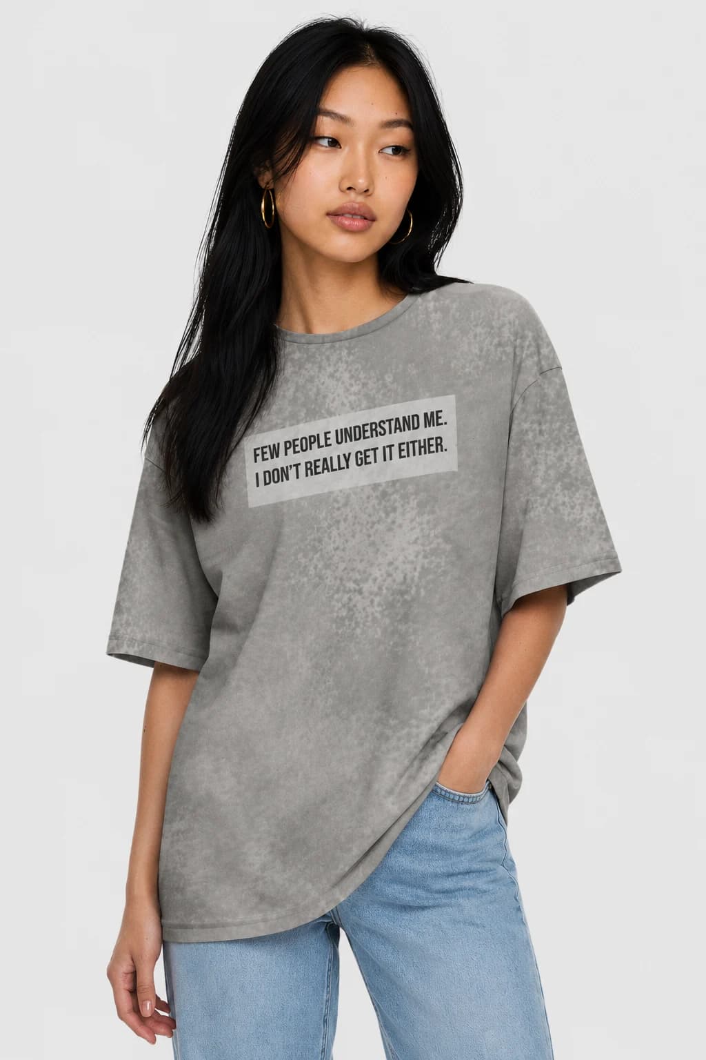 Women's oversized cotton T-shirt