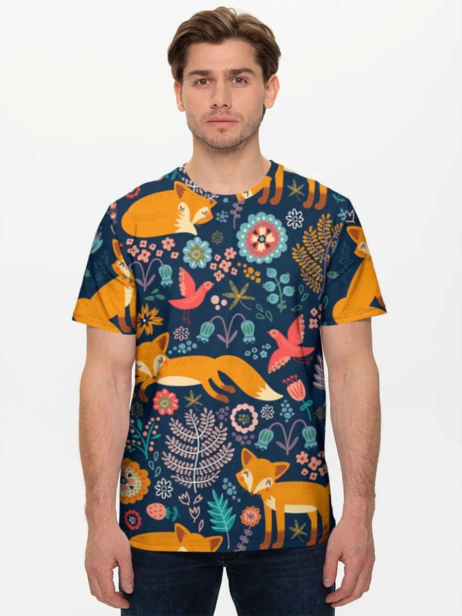 Men's basic cotton T-shirt