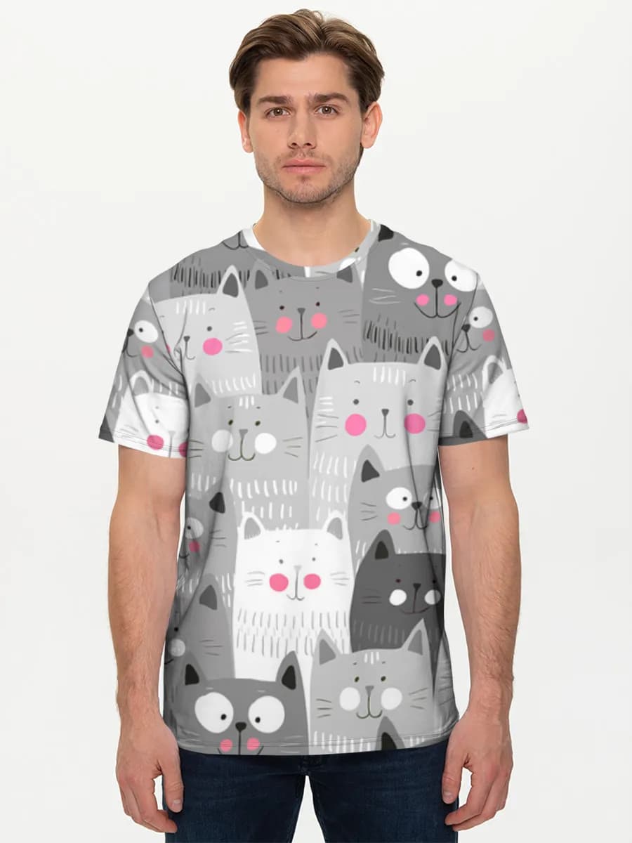 Men's basic cotton T-shirt