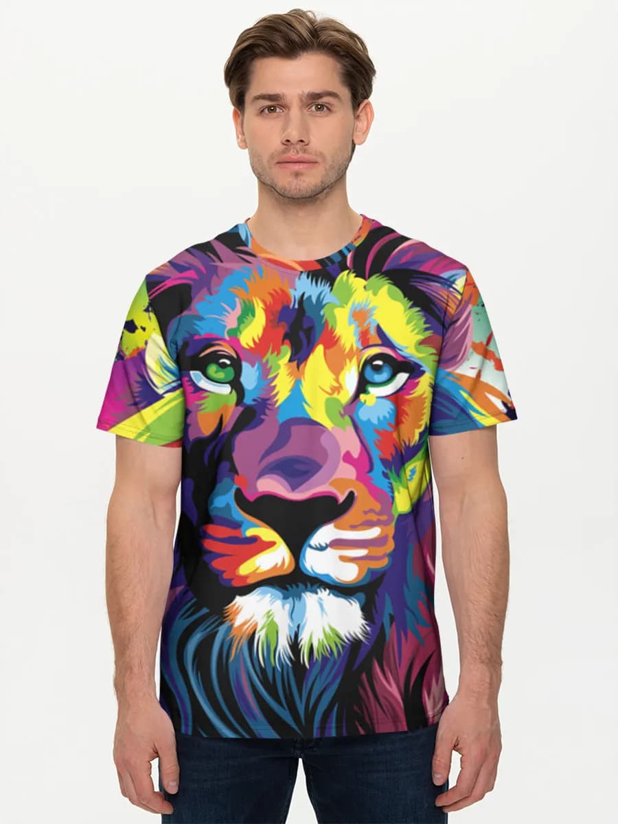 Men's basic cotton T-shirt