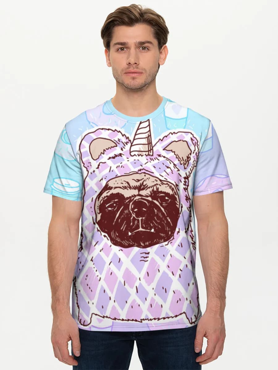 Men's basic cotton T-shirt