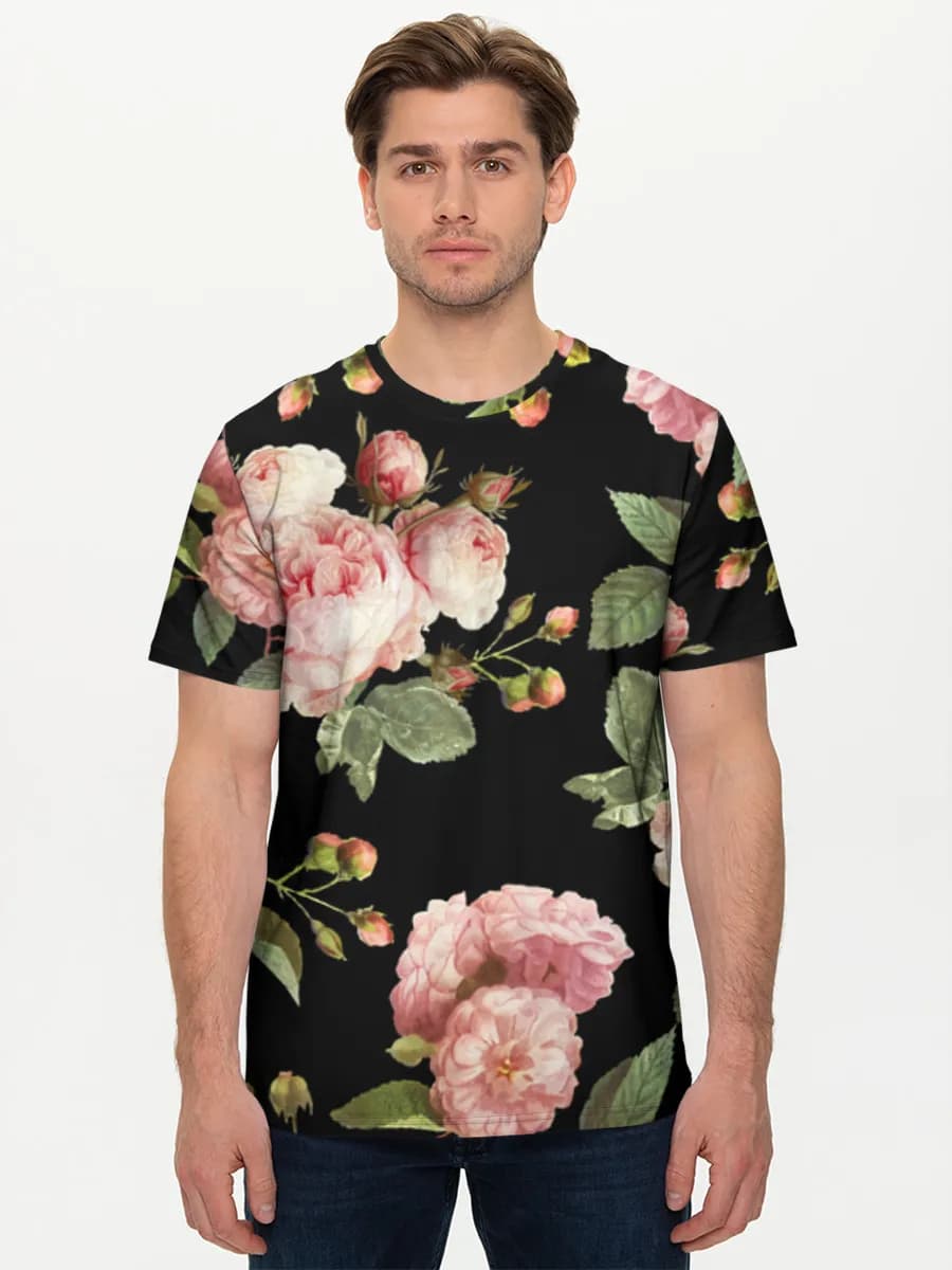 Men's basic cotton T-shirt
