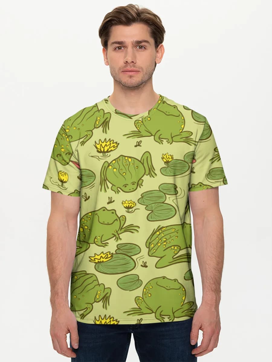 Men's basic cotton T-shirt