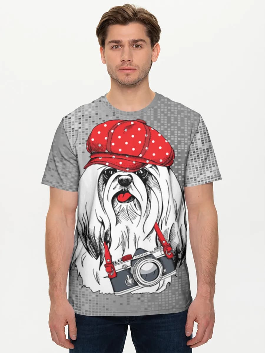 Men's basic cotton T-shirt