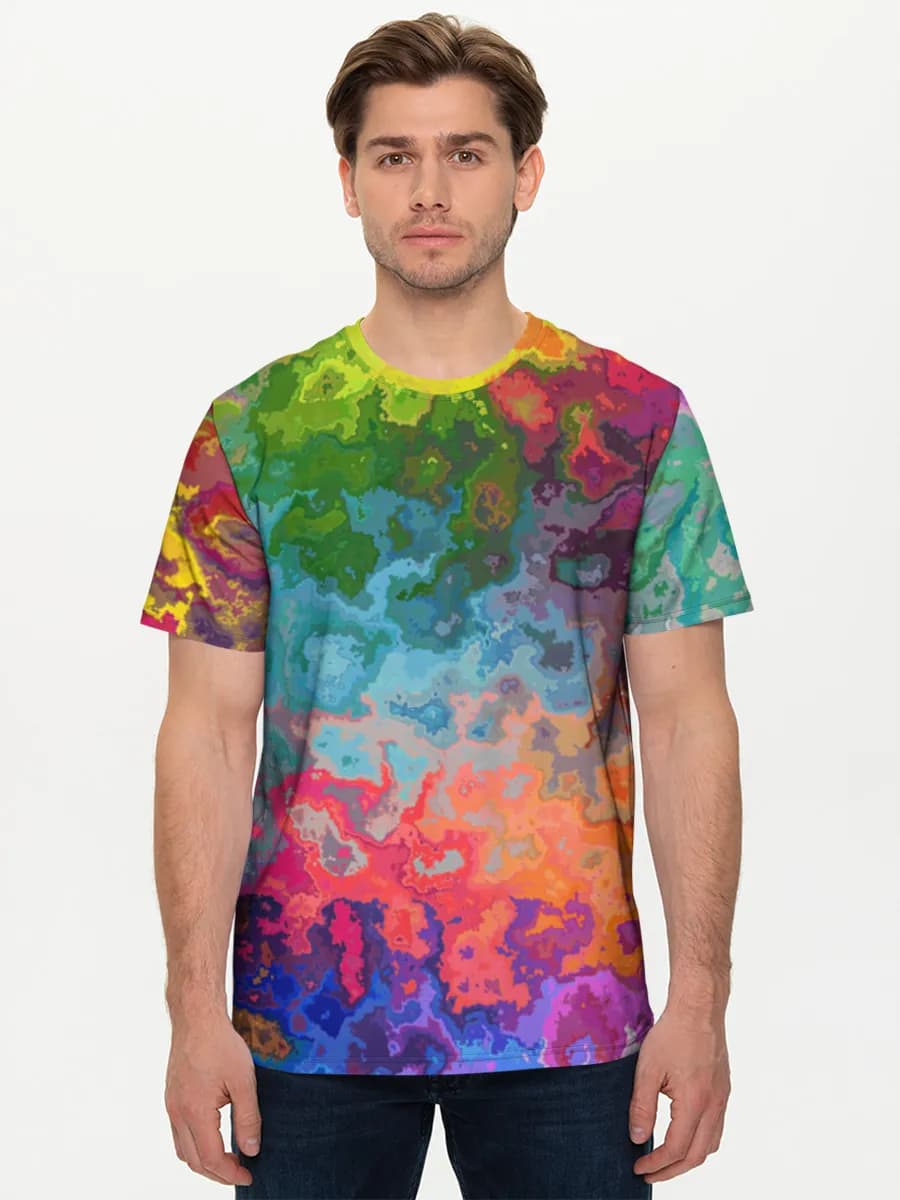 Men's basic cotton T-shirt