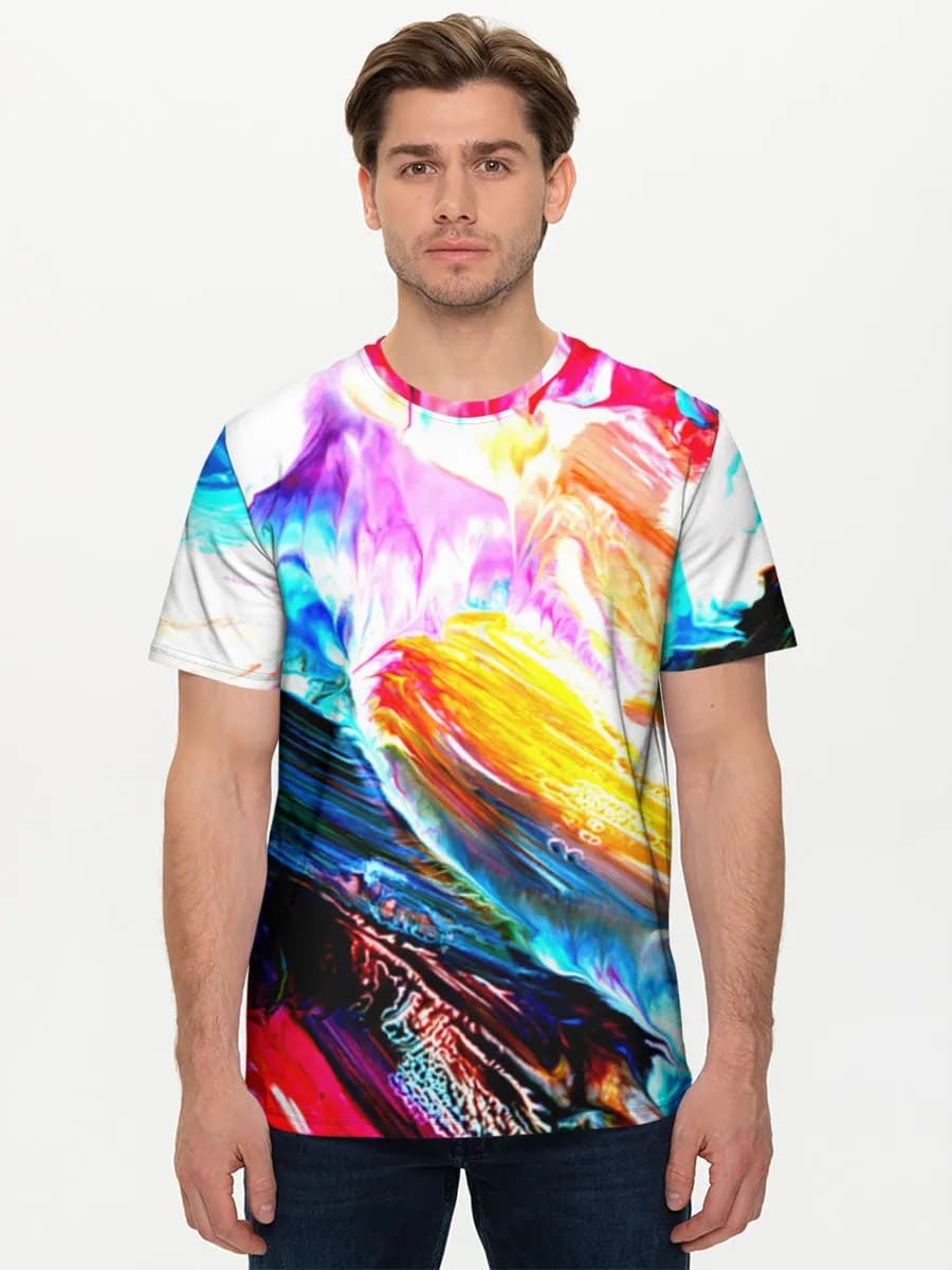 Men's basic cotton T-shirt