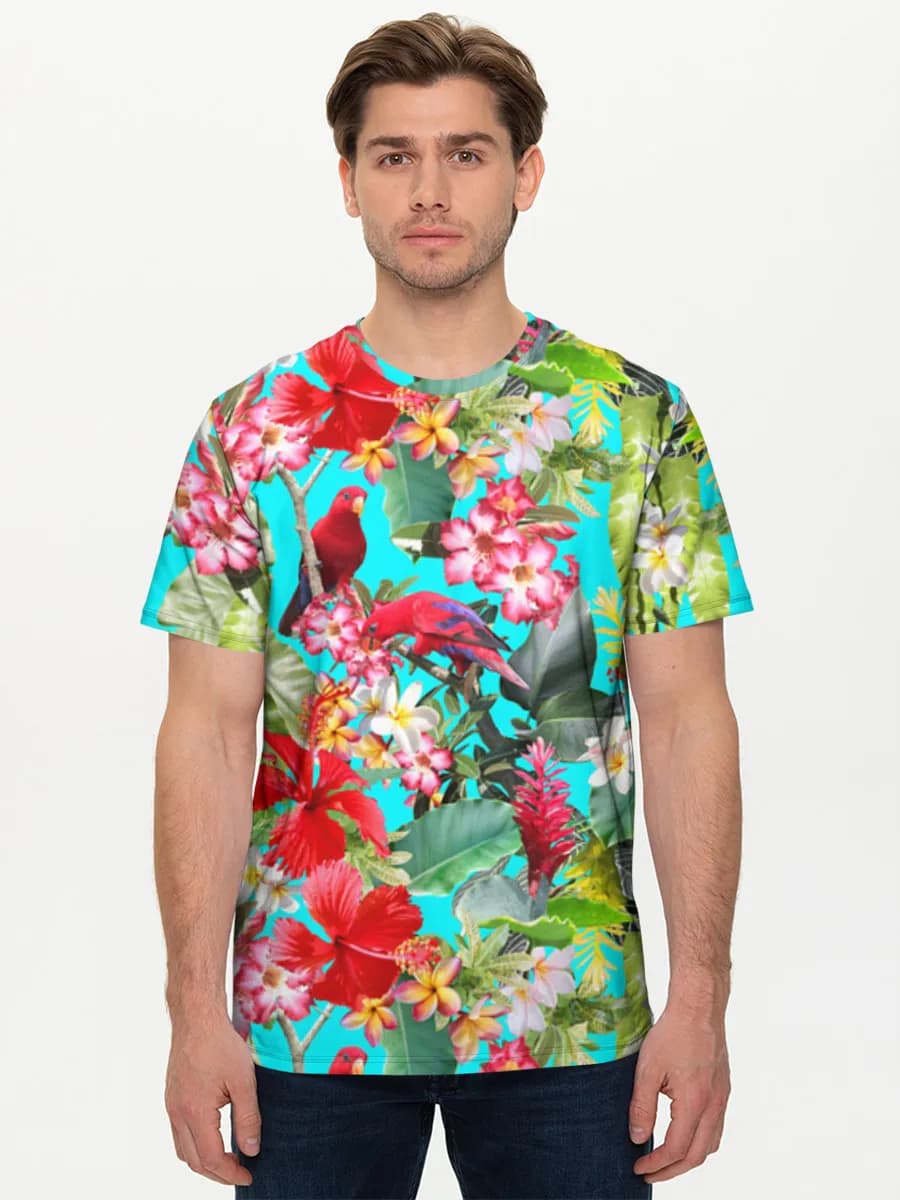 Men's basic cotton T-shirt