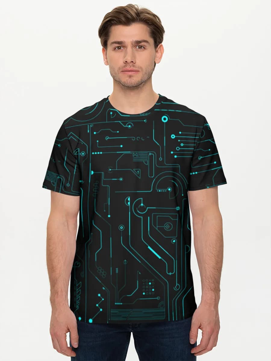 Men's basic cotton T-shirt