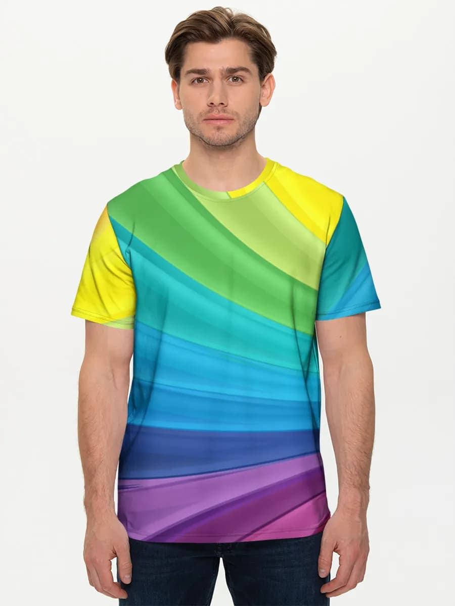 Men's basic cotton T-shirt