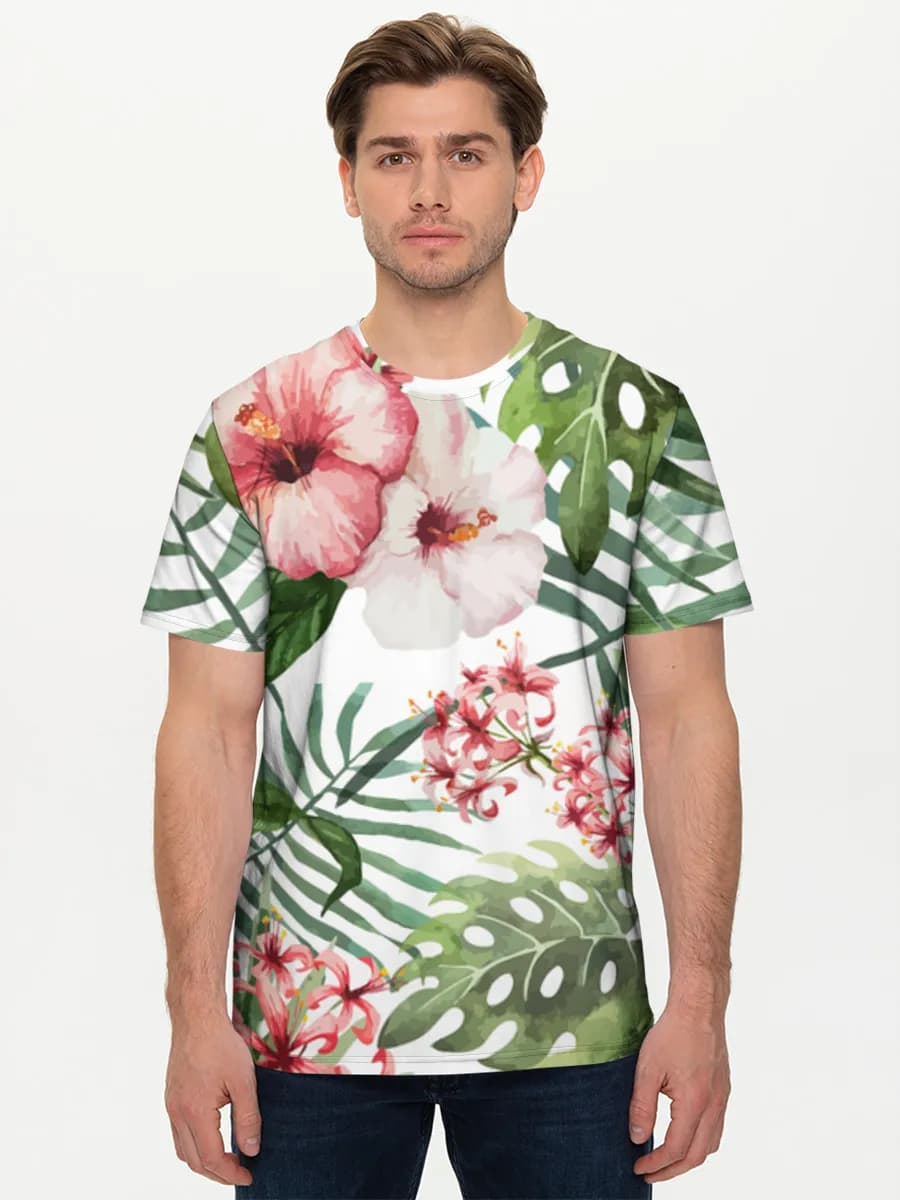 Men's basic cotton T-shirt