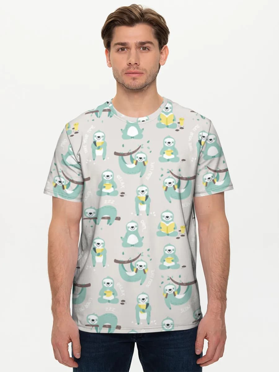 Men's basic cotton T-shirt