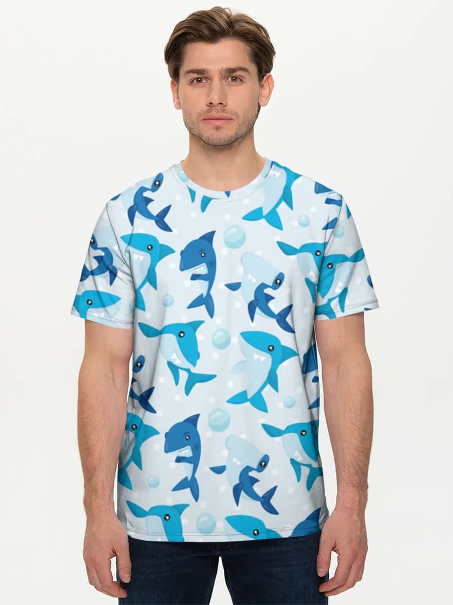 Men's basic cotton T-shirt