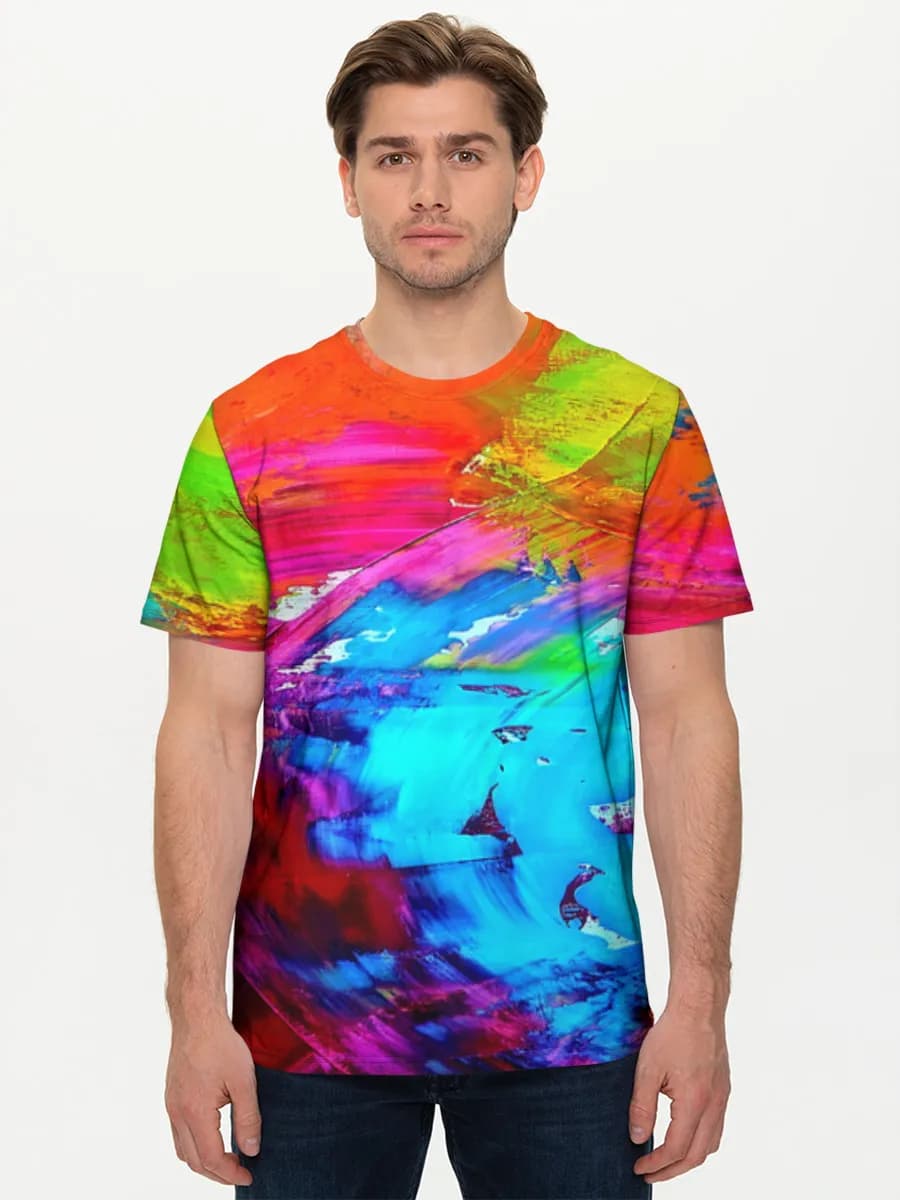 Men's basic cotton T-shirt