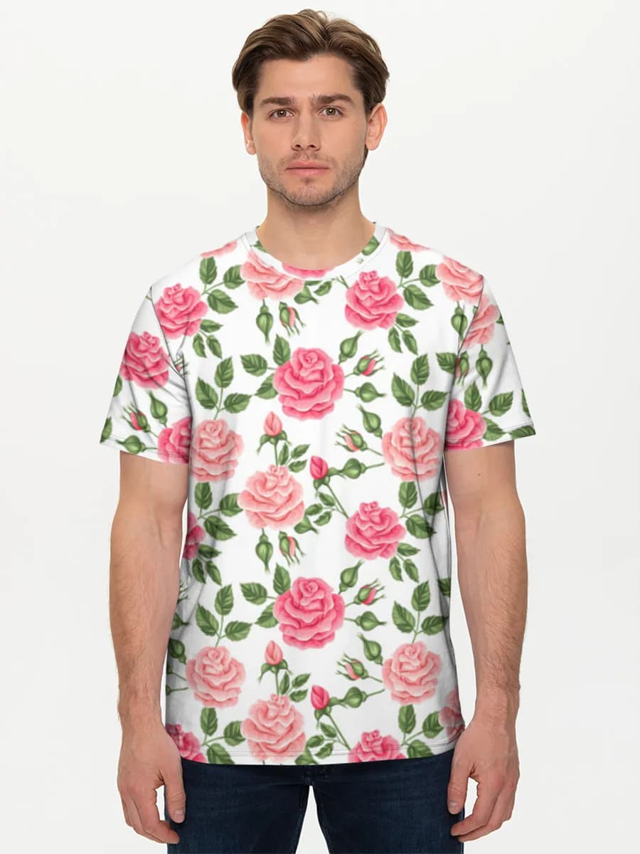 Men's basic cotton T-shirt