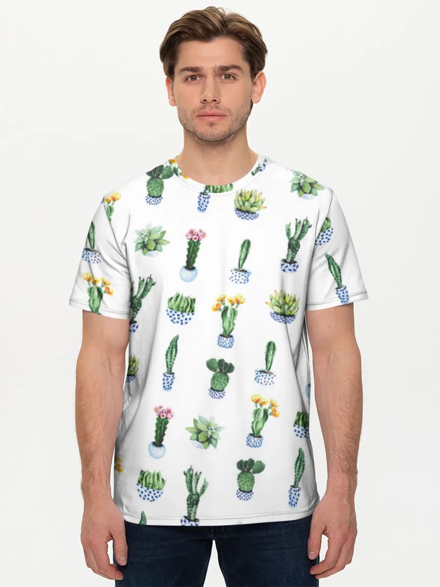 Men's basic cotton T-shirt