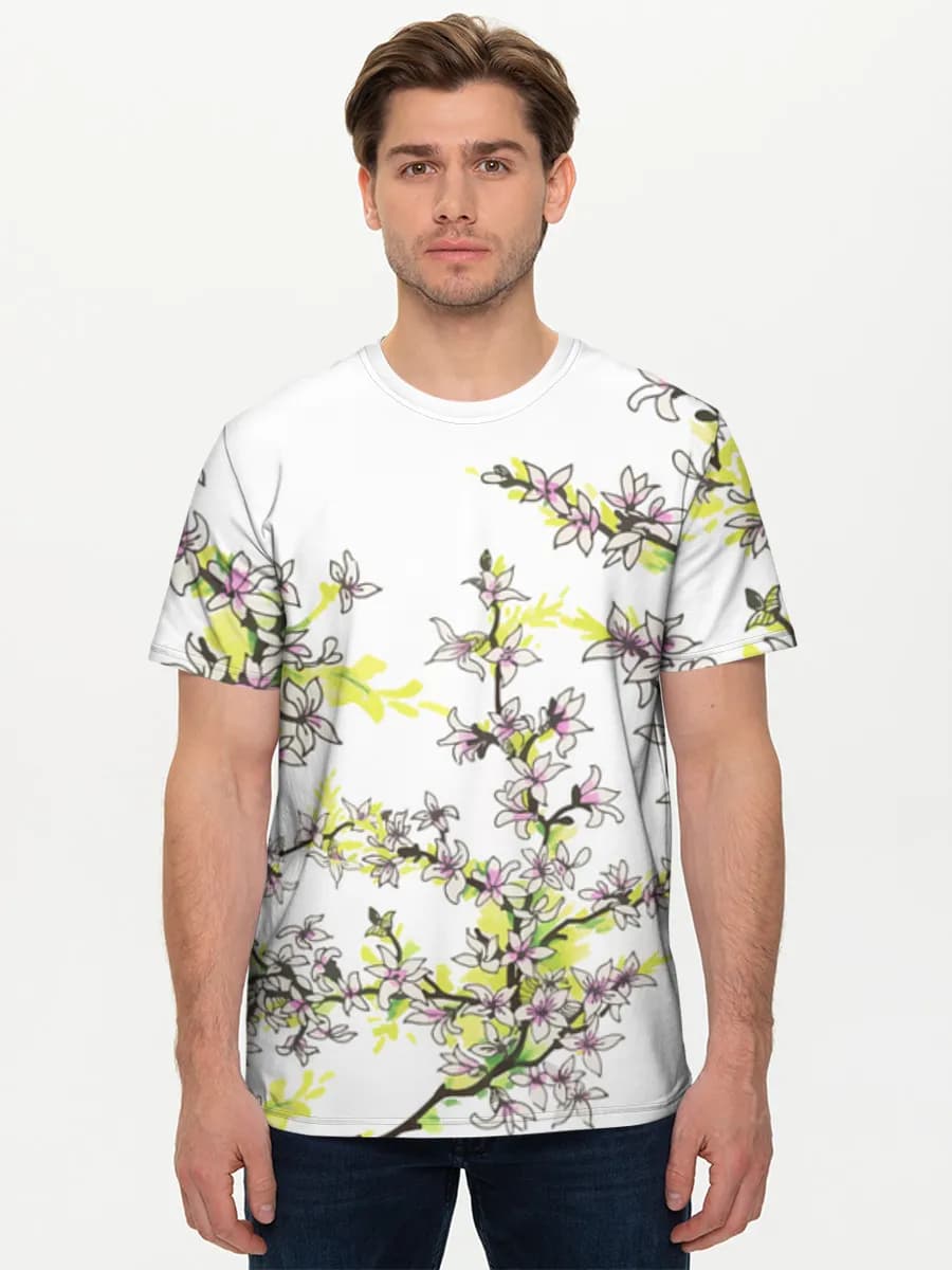 Men's basic cotton T-shirt