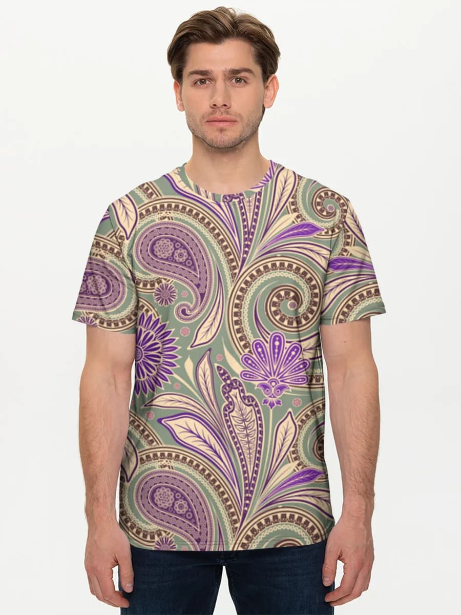 Men's basic cotton T-shirt