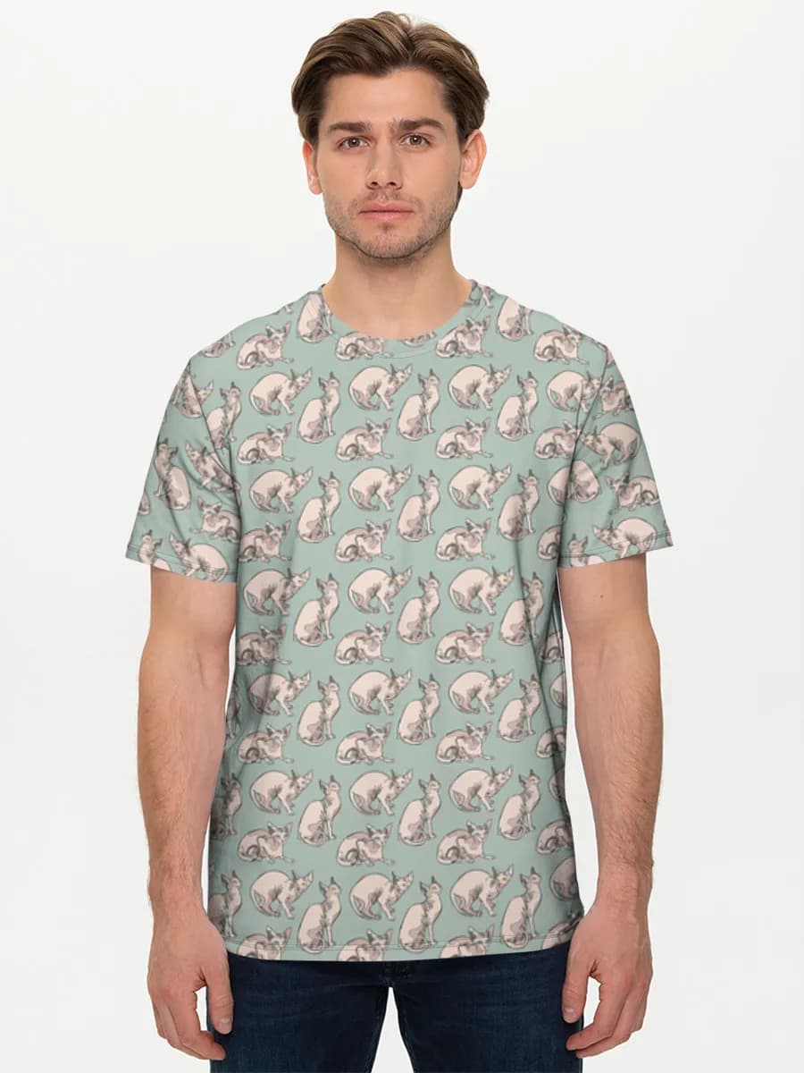 Men's basic cotton T-shirt