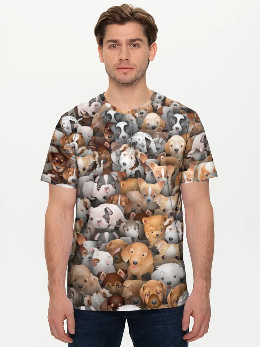 Men's basic cotton T-shirt