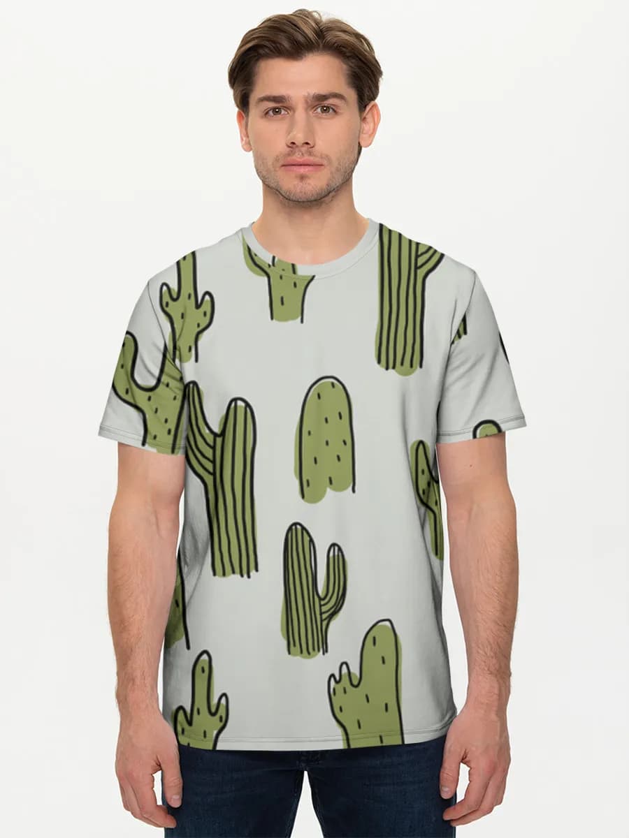 Men's basic cotton T-shirt
