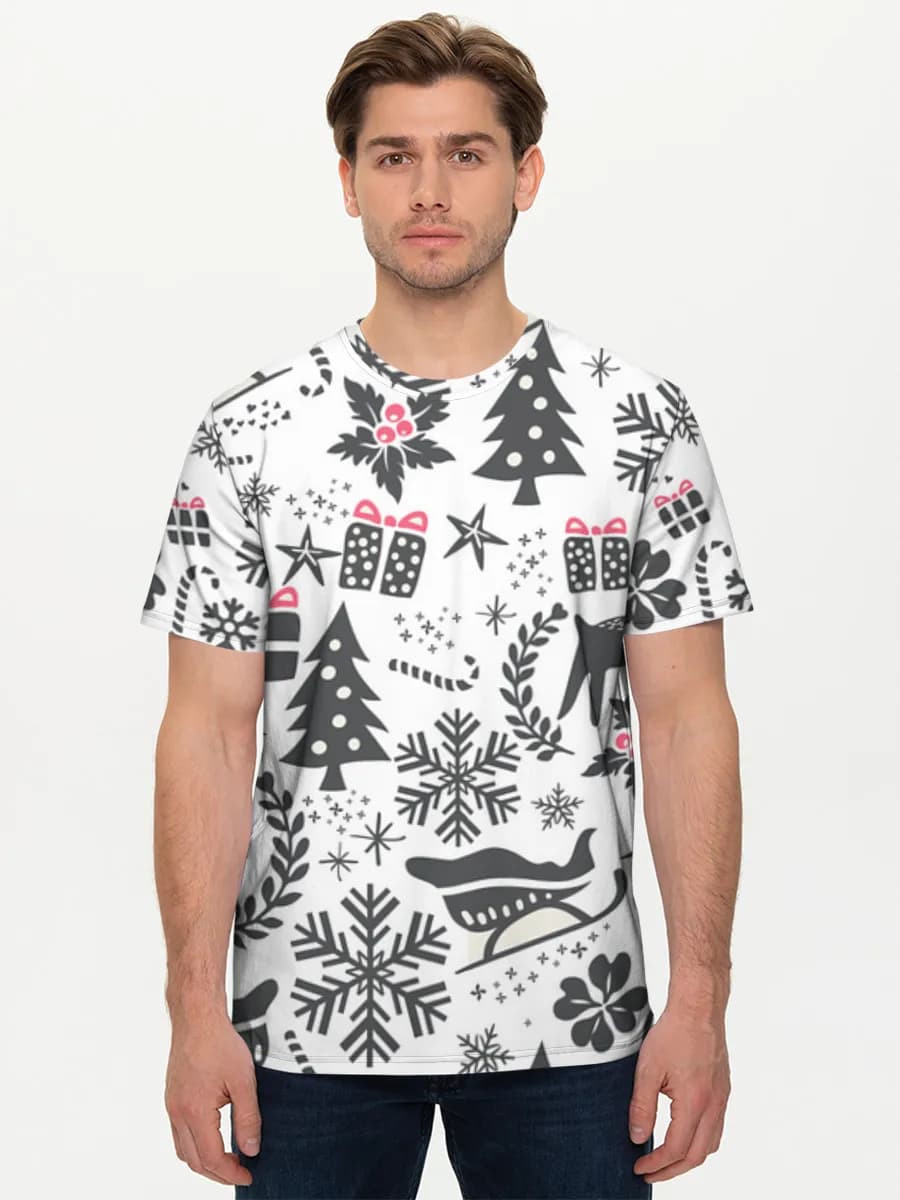 Men's basic cotton T-shirt