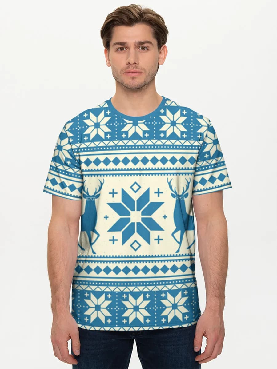 Men's basic cotton T-shirt