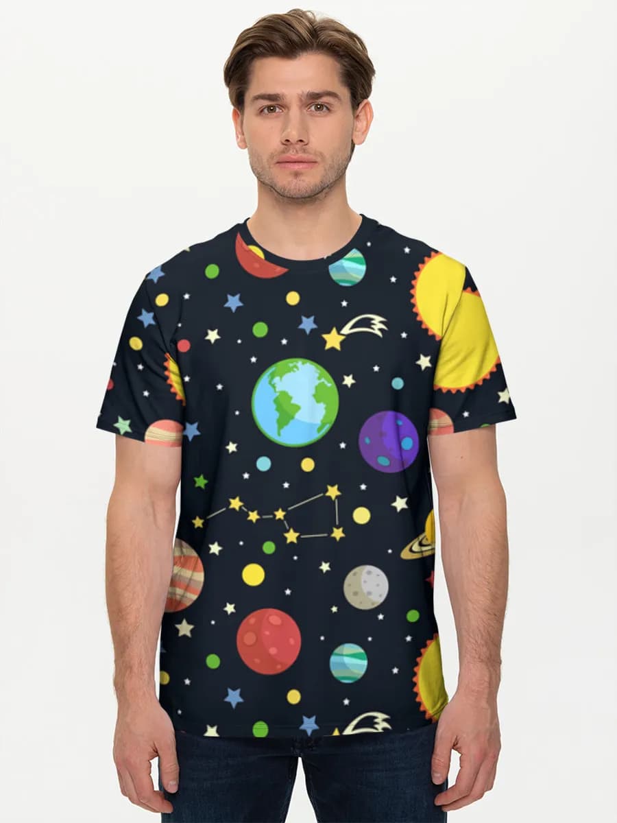 Men's basic cotton T-shirt