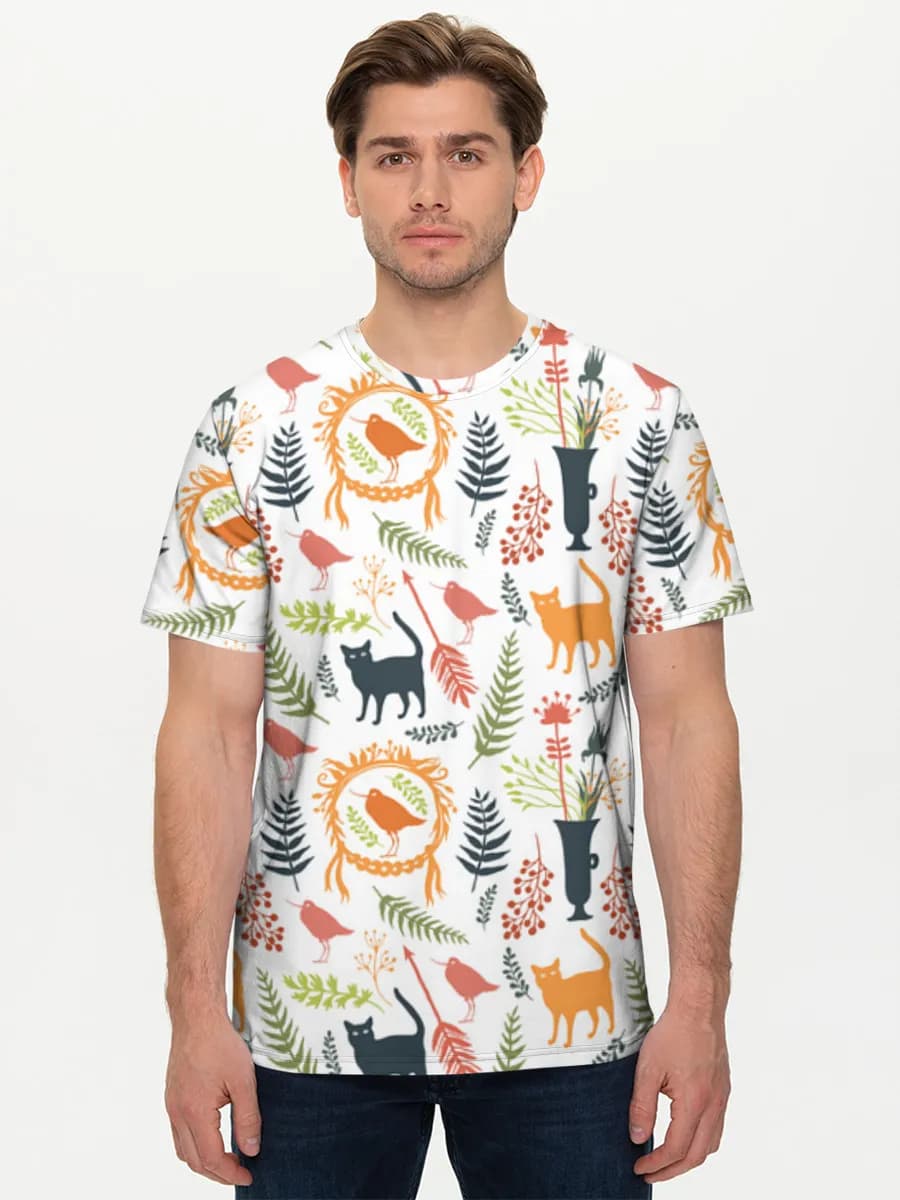 Men's basic cotton T-shirt