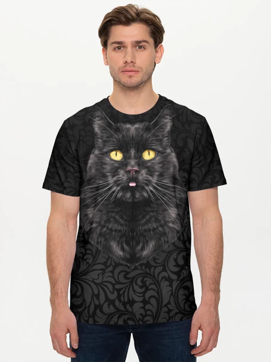 Men's basic cotton T-shirt