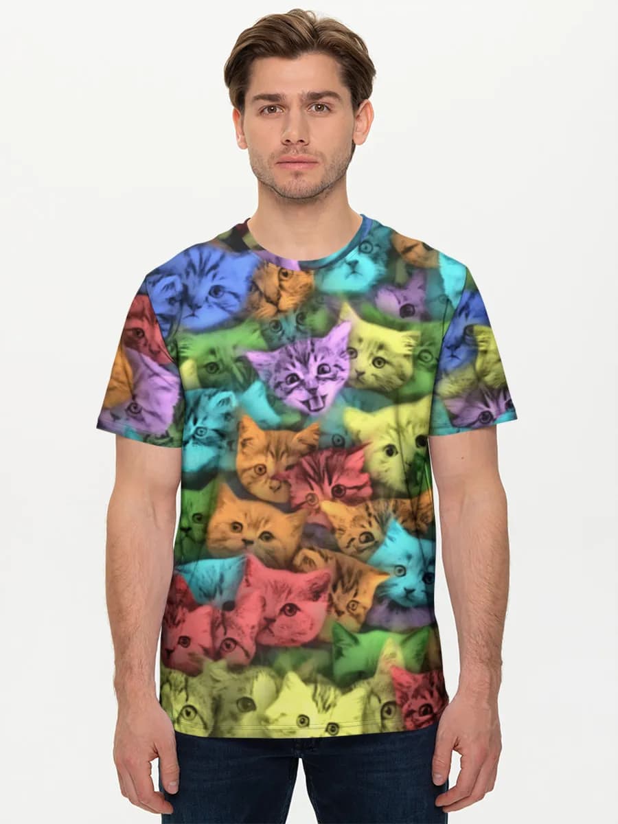 Men's basic cotton T-shirt