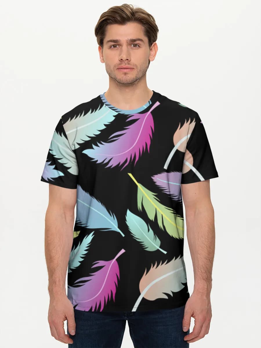 Pastel Feather Scatter