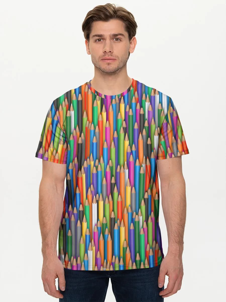 Men's basic cotton T-shirt