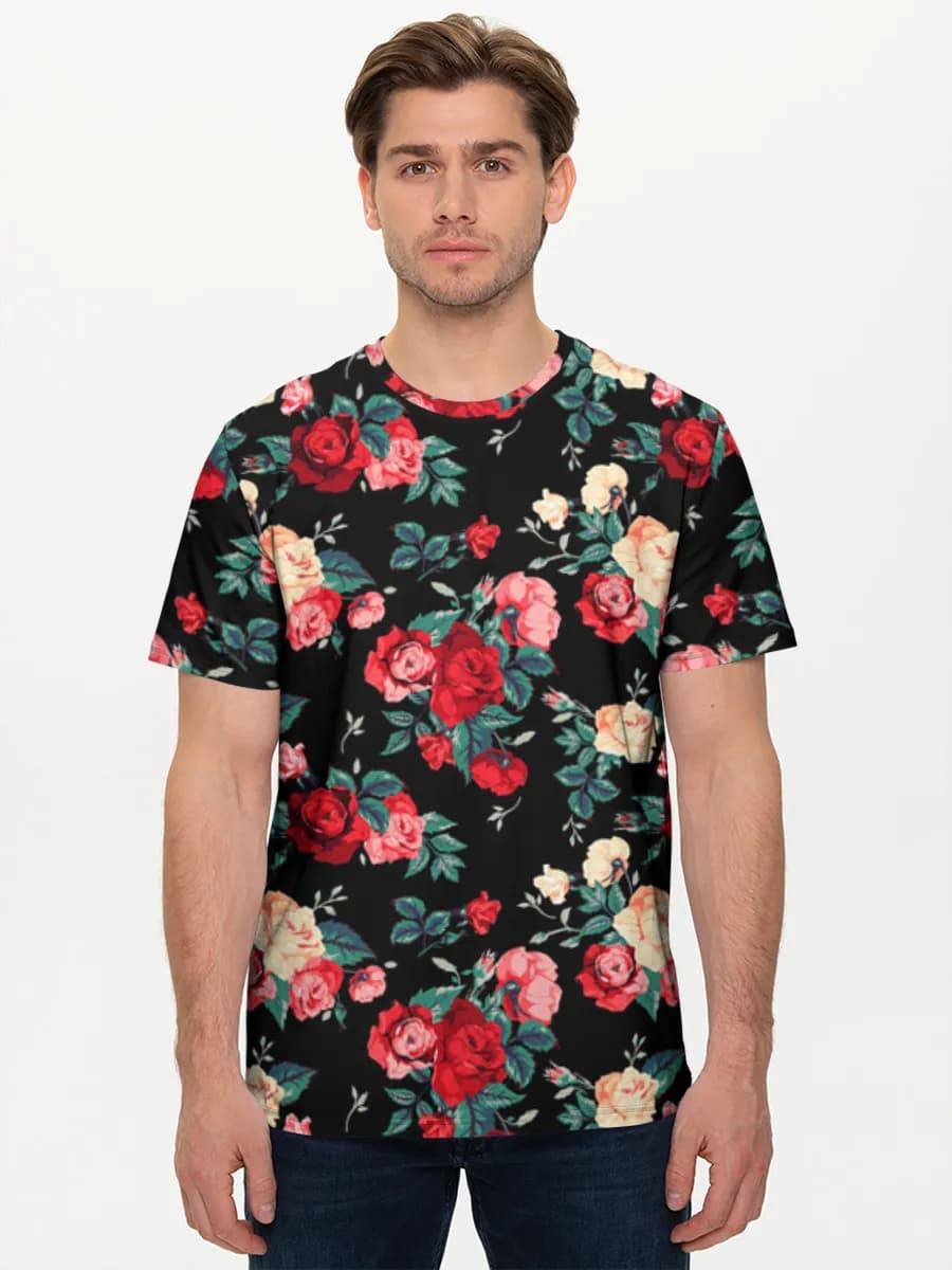Men's basic cotton T-shirt
