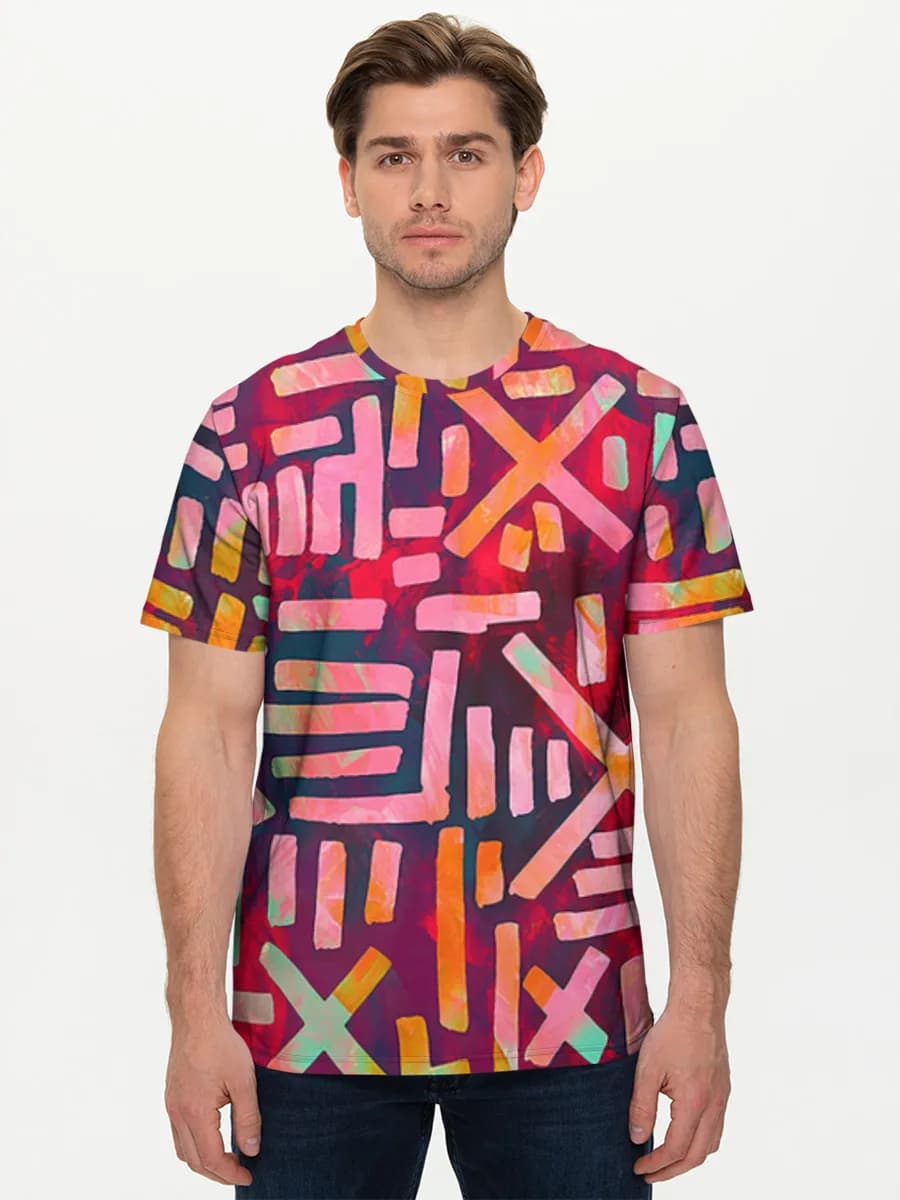 Men's basic cotton T-shirt