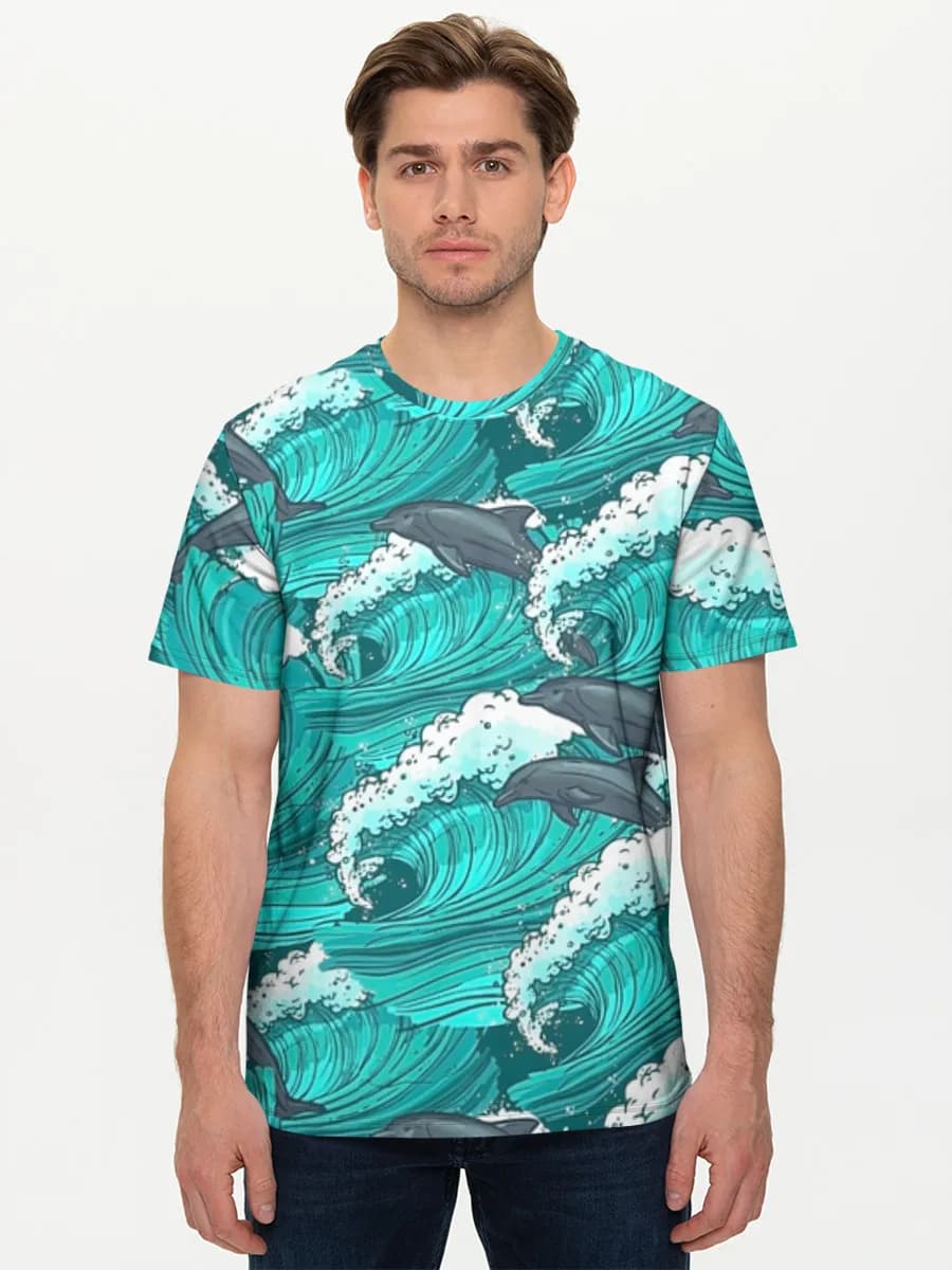 Men's basic cotton T-shirt
