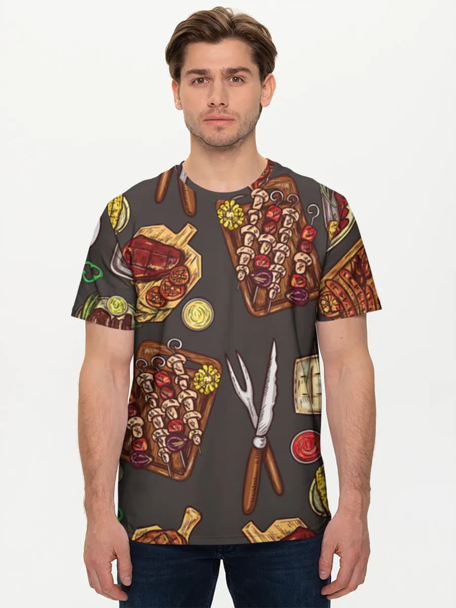 Men's basic cotton T-shirt