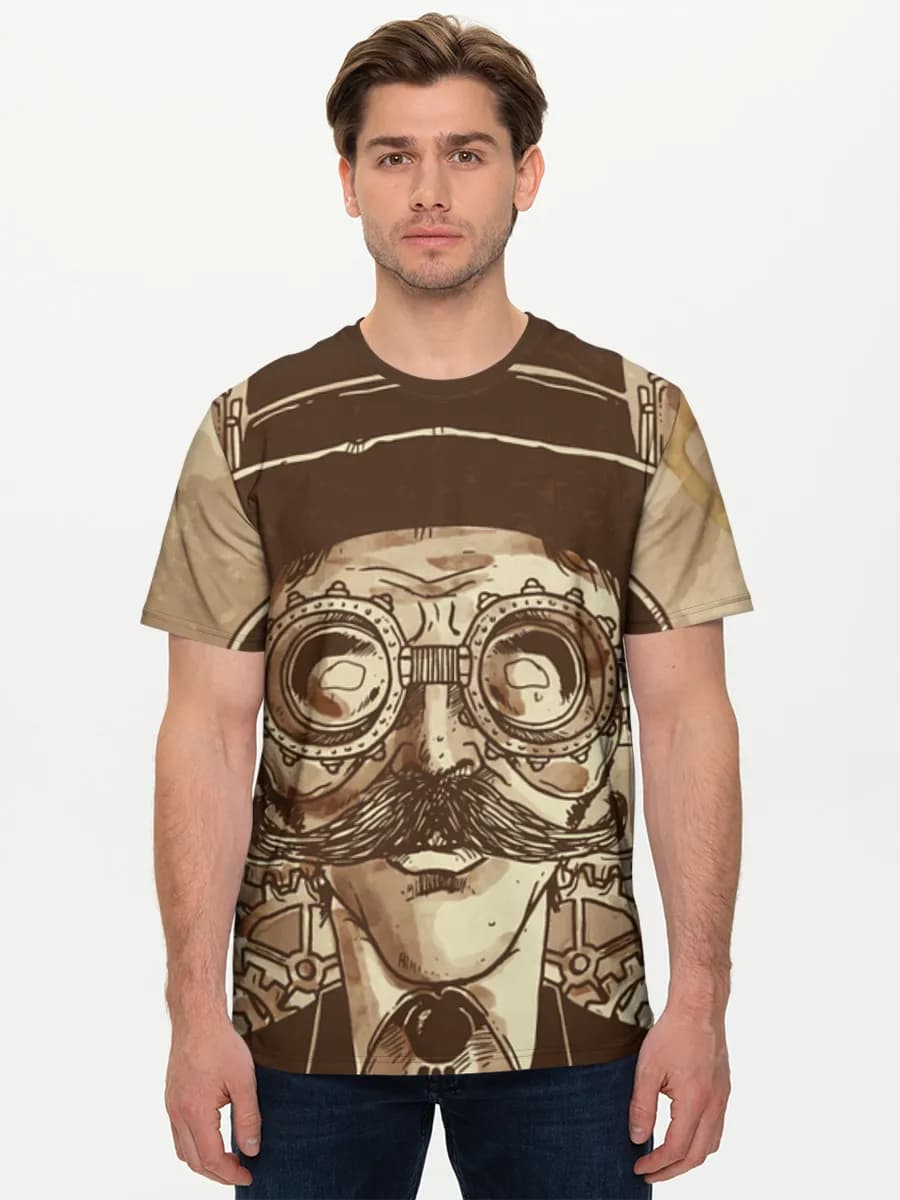 Men's basic cotton T-shirt