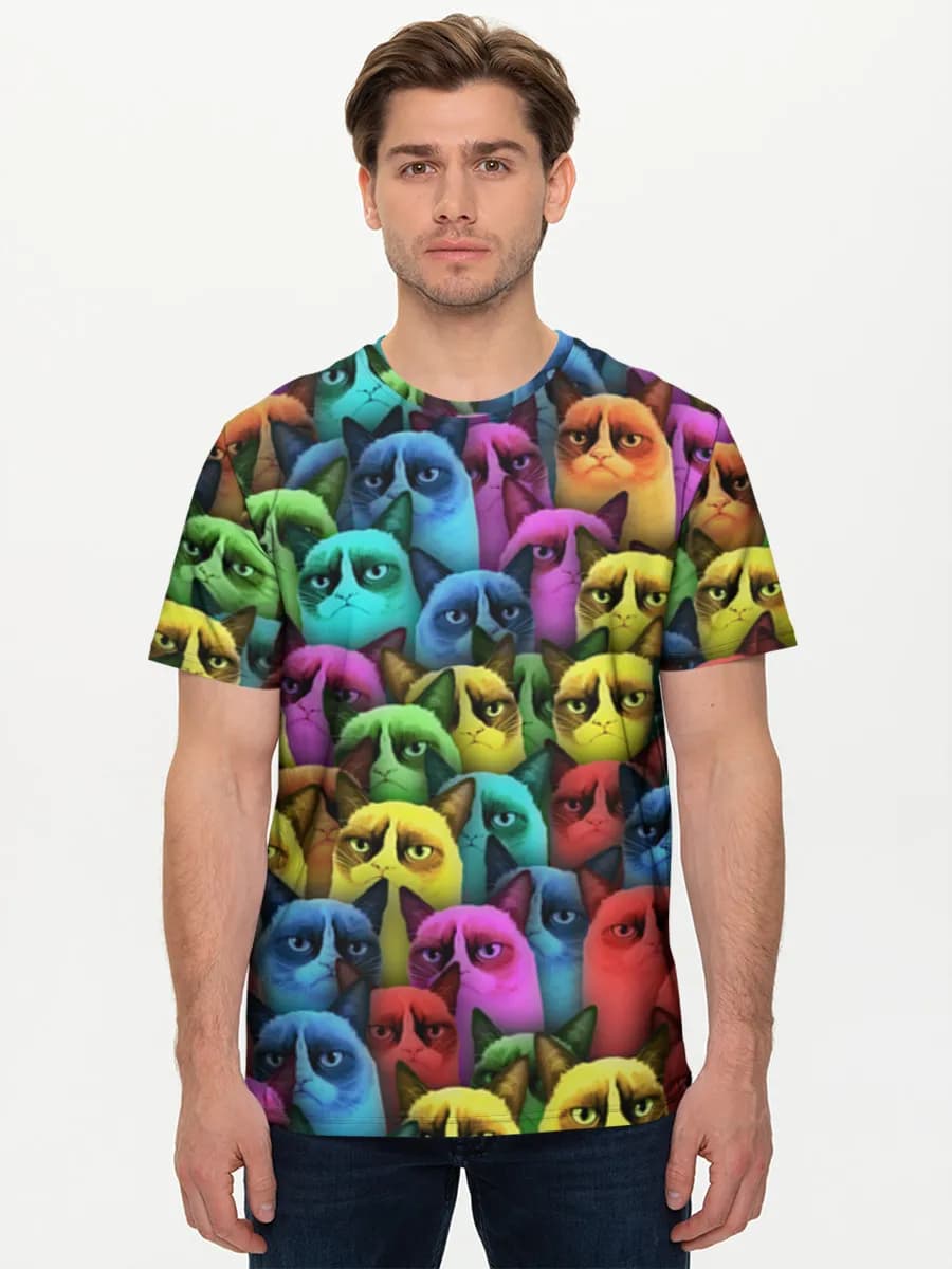 Men's basic cotton T-shirt