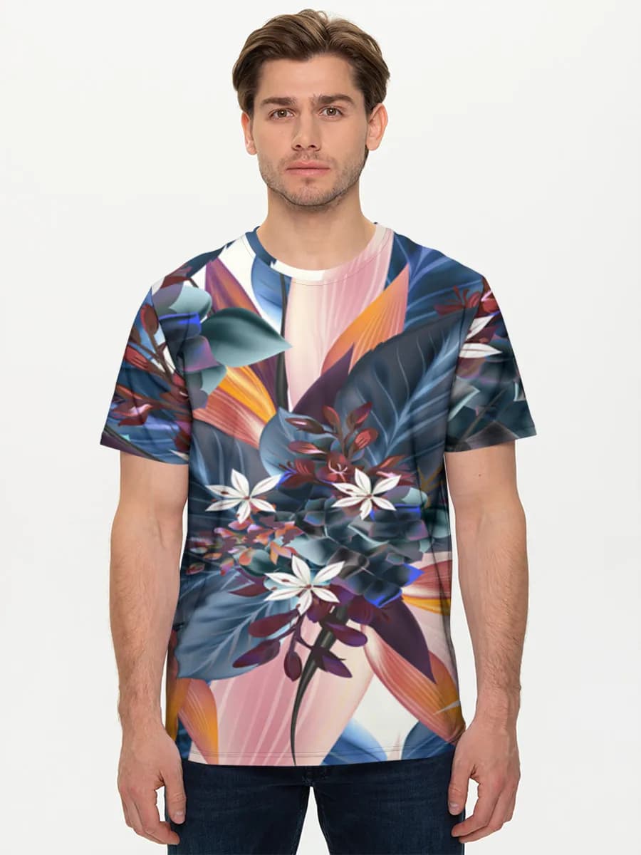 Men's basic cotton T-shirt