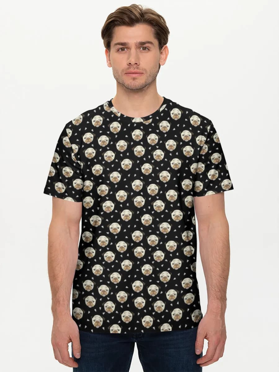 Men's basic cotton T-shirt