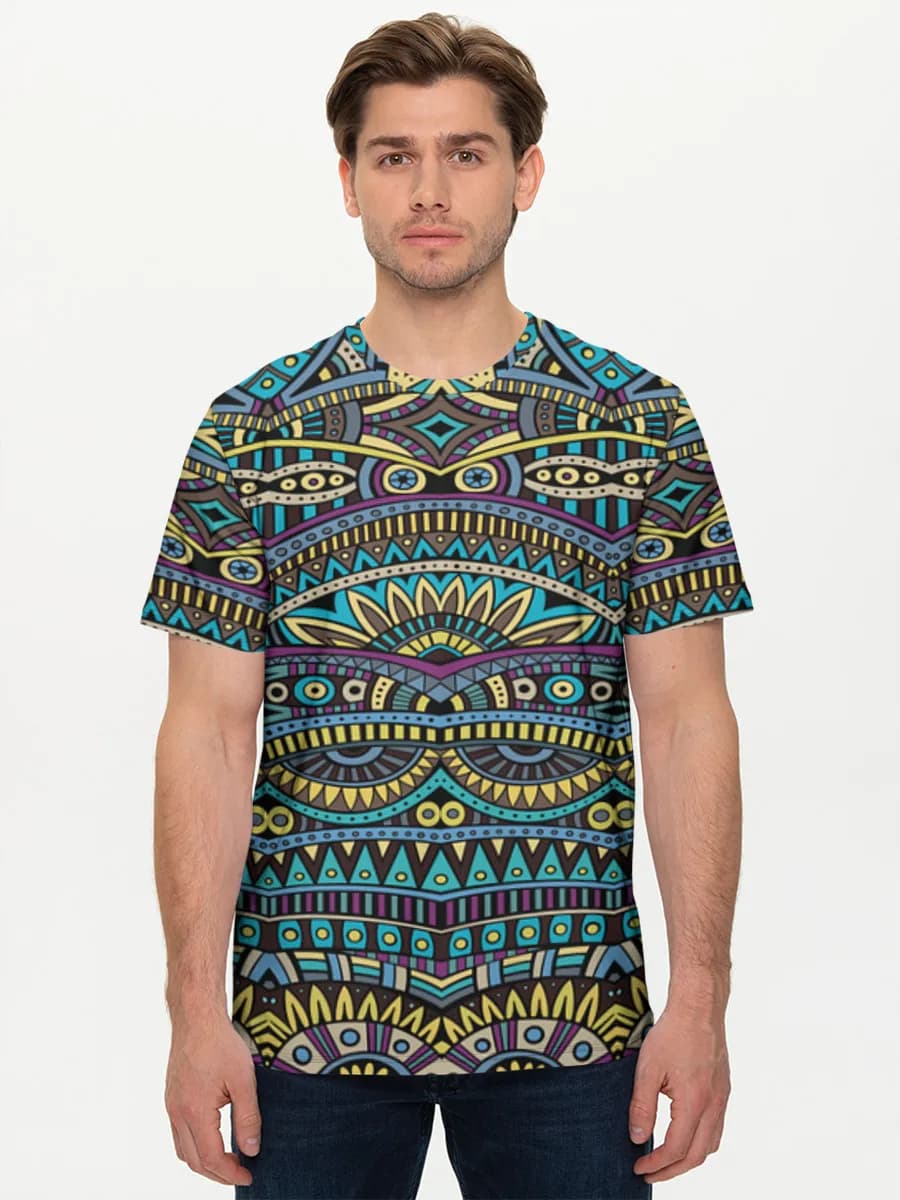 Men's basic cotton T-shirt