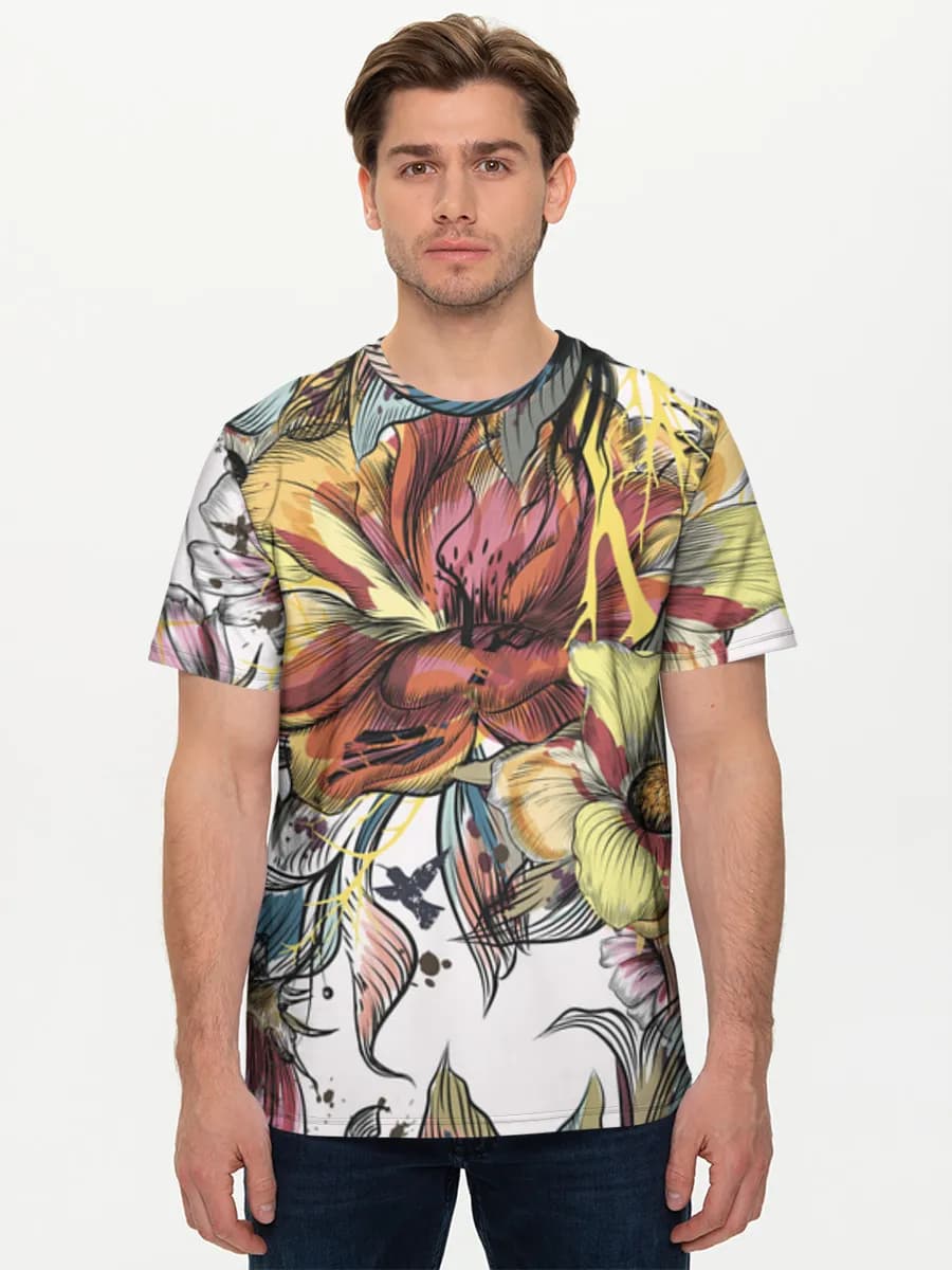 Men's basic cotton T-shirt