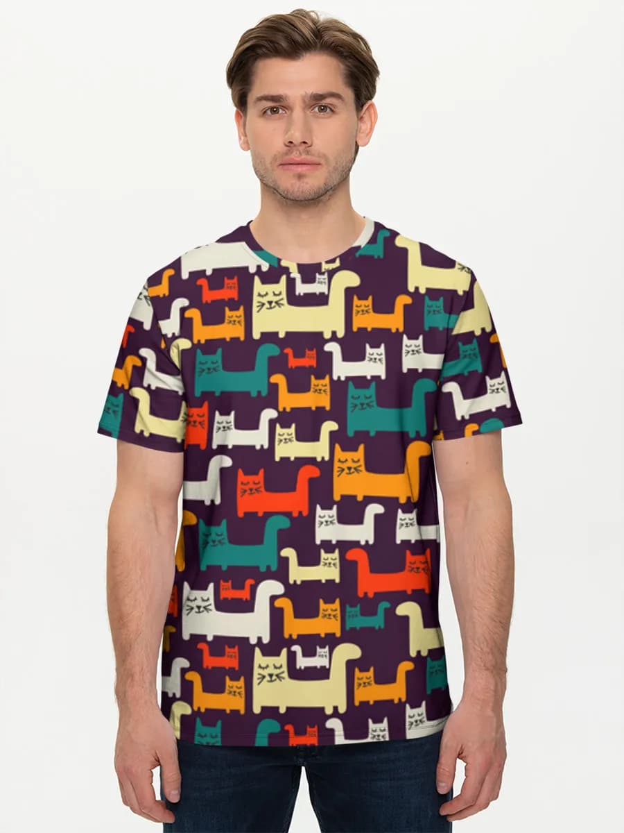 Men's basic cotton T-shirt
