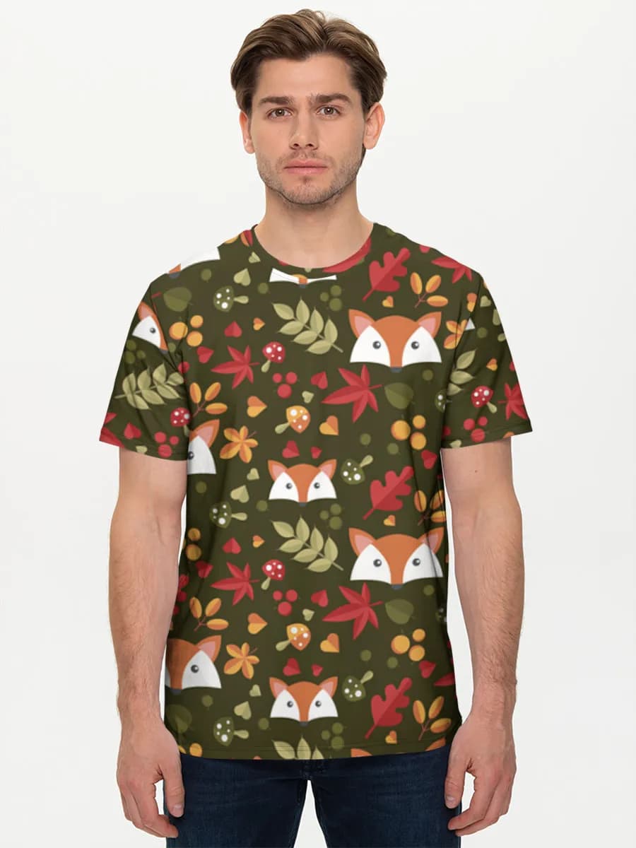 Men's basic cotton T-shirt
