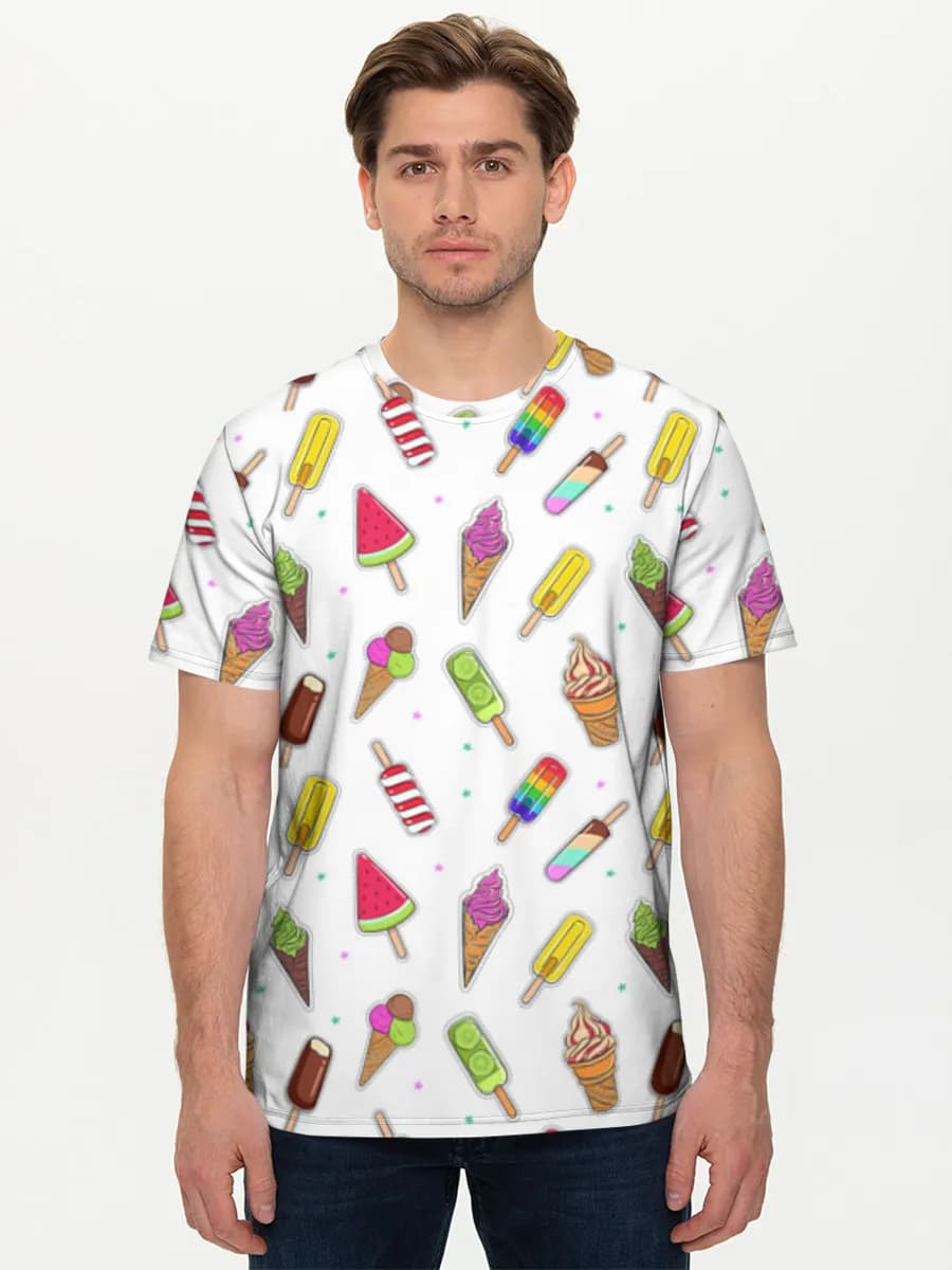 Men's basic cotton T-shirt