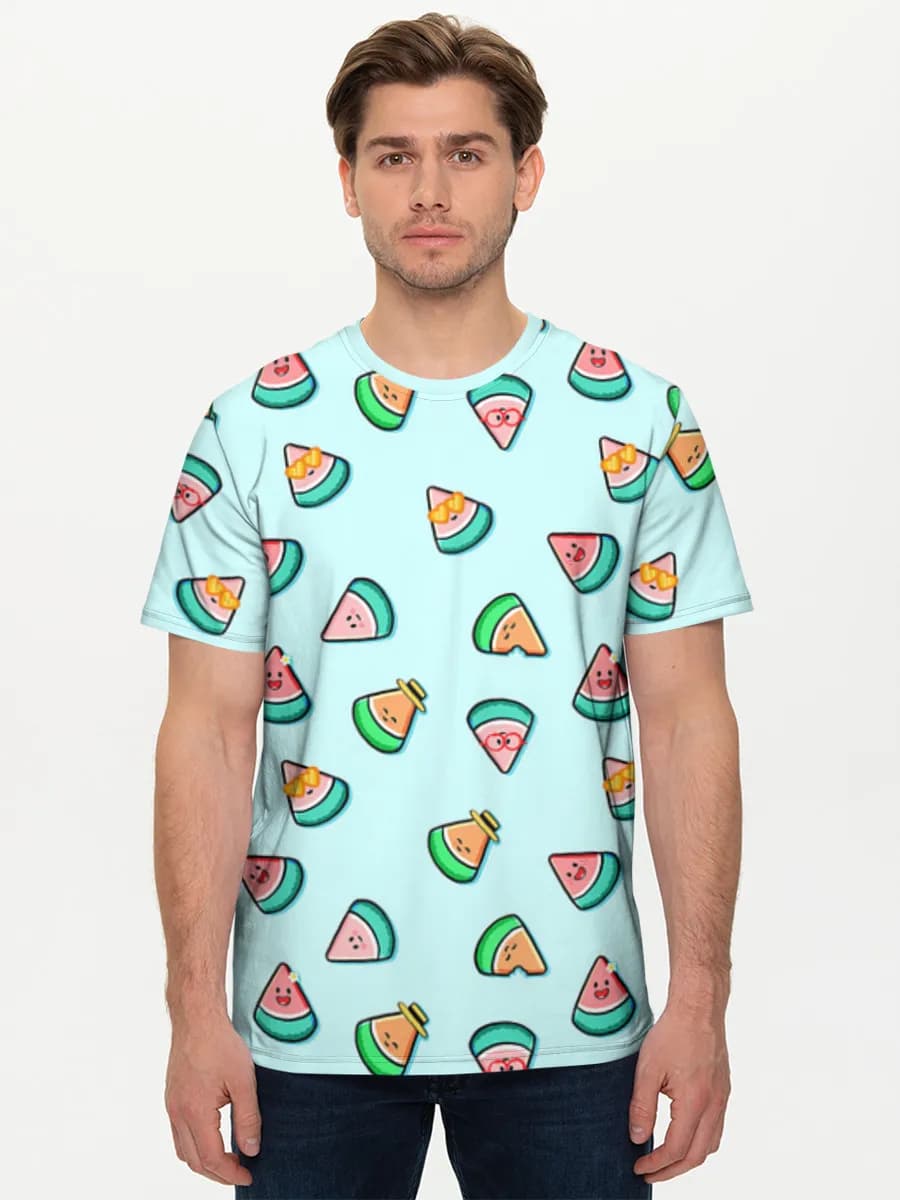 Men's basic cotton T-shirt