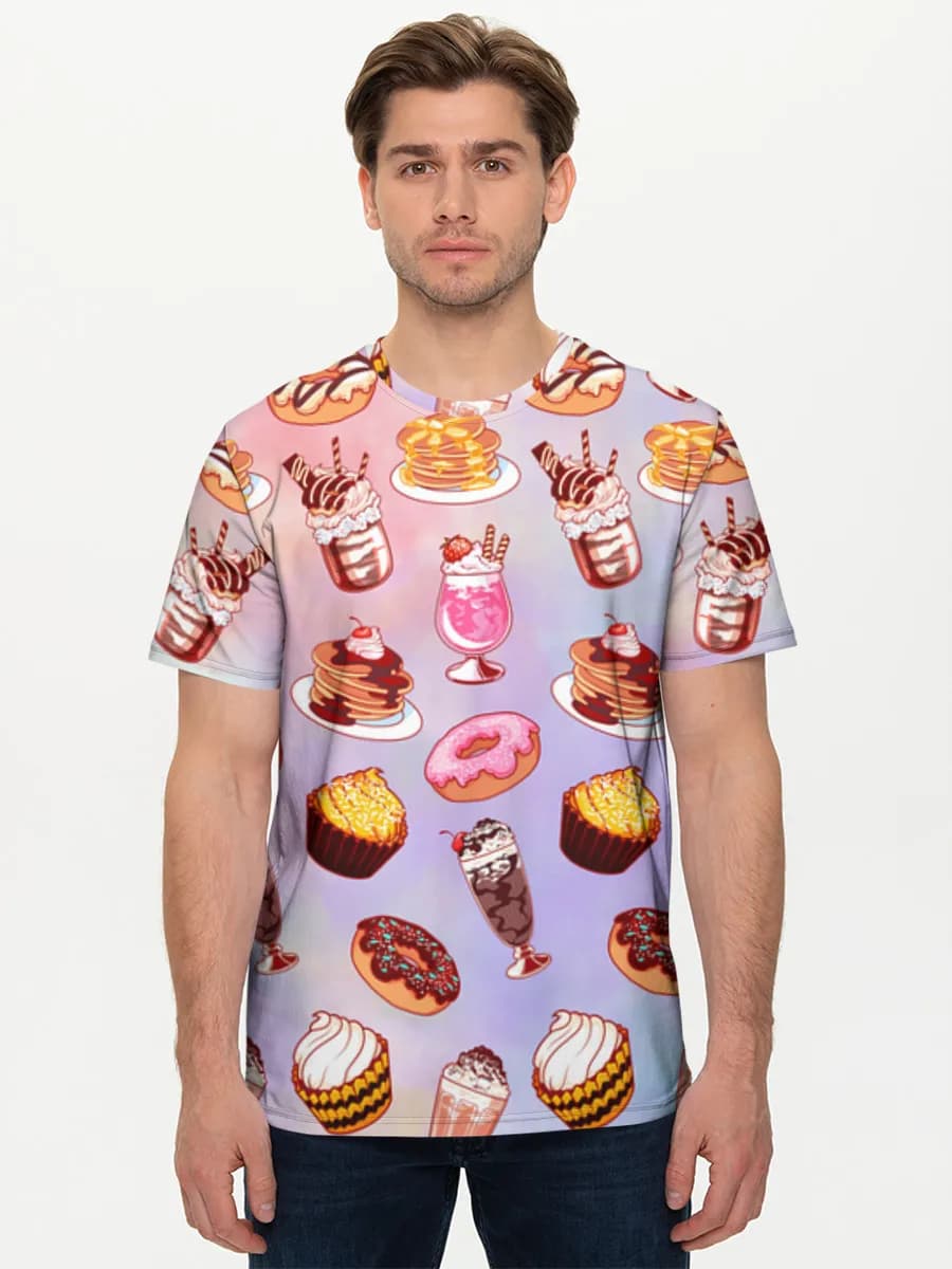 Men's basic cotton T-shirt