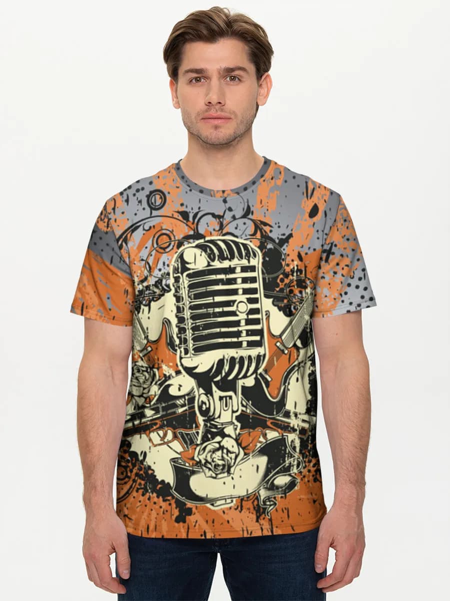 Men's basic cotton T-shirt