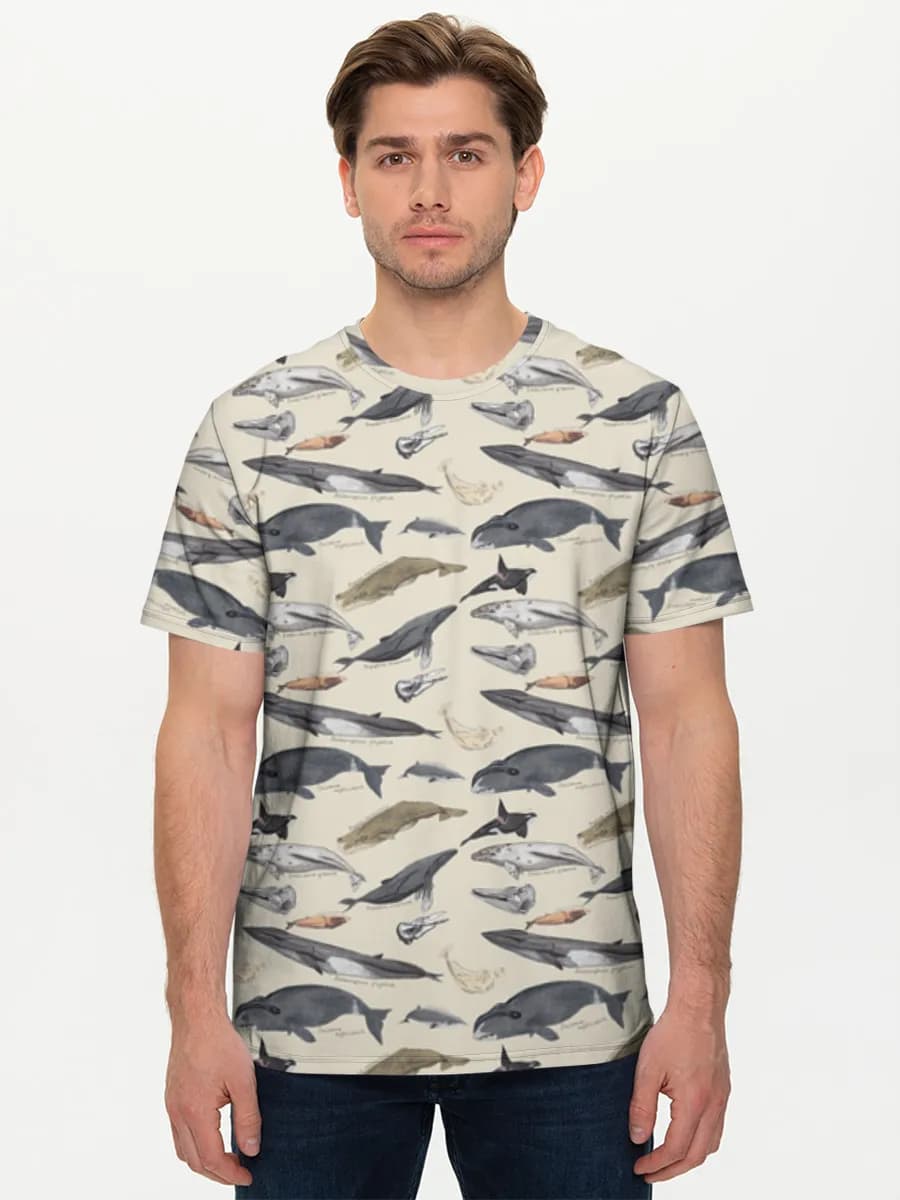 Men's basic cotton T-shirt