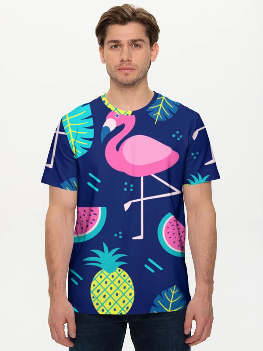 Men's basic cotton T-shirt